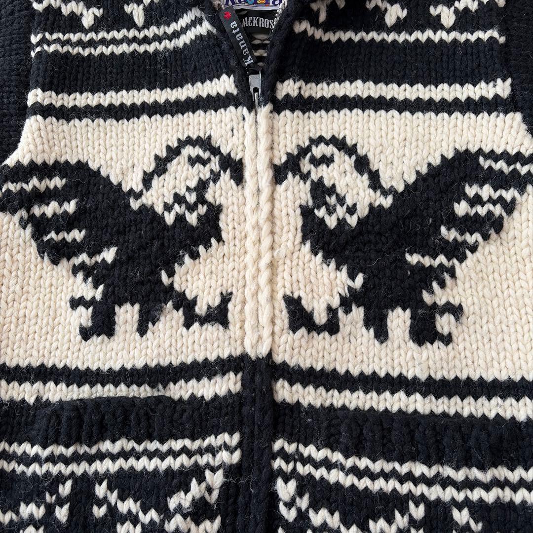 KANATA カウチンニット カナダ製 ブラック