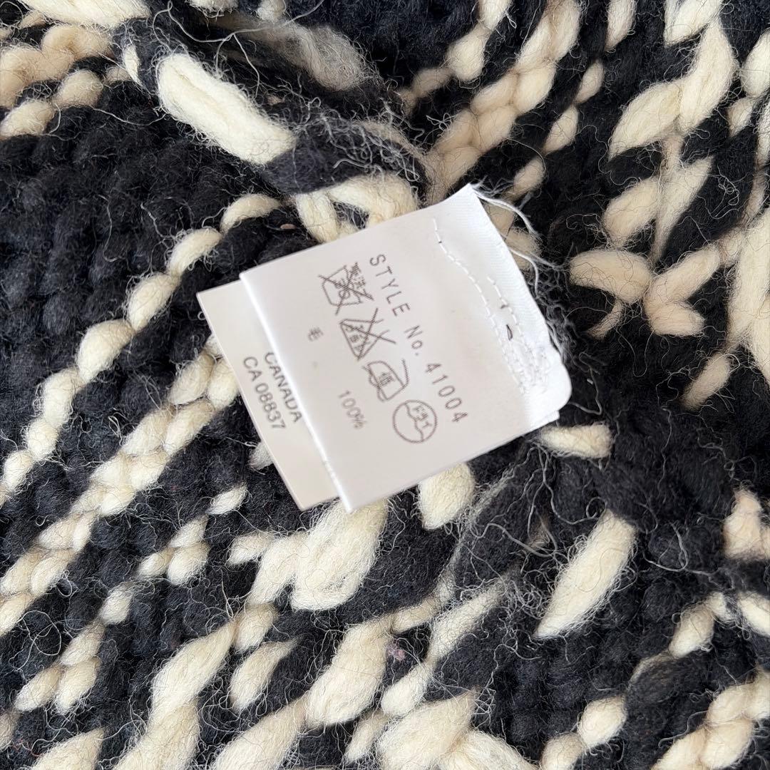 KANATA カウチンニット カナダ製 ブラック