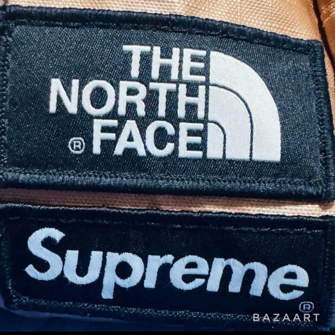 シュプリーム ノースフェイス コラボ ウエストバッグ ボディバッグ ゴールド