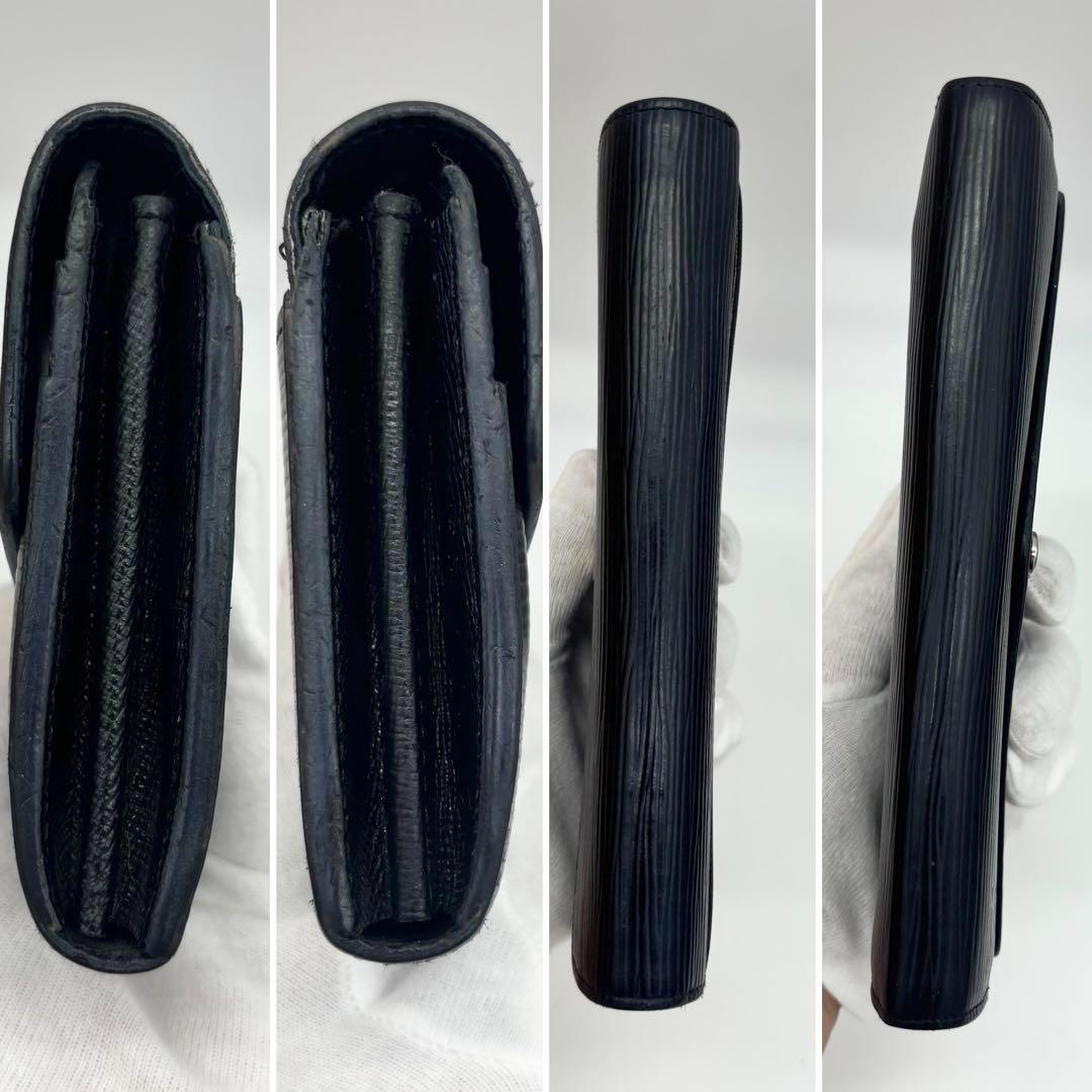 ✨極美品✨ルイヴィトン エピ ノワール ポルトフォイユ サラ 長財布
