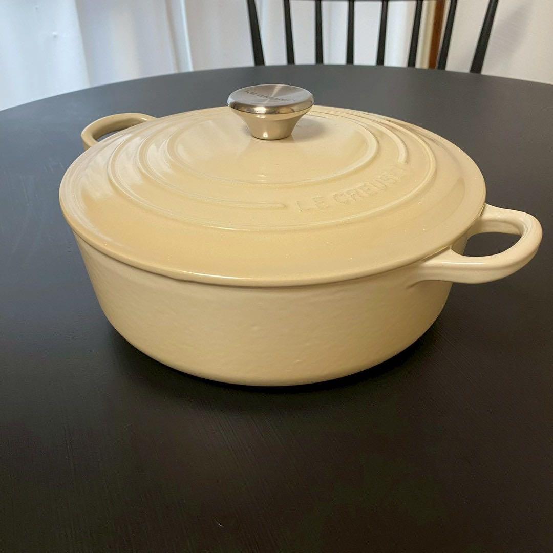 未使用 ル・クルーゼ シグニチャー ココット ジャポネーズ 24cm デューン