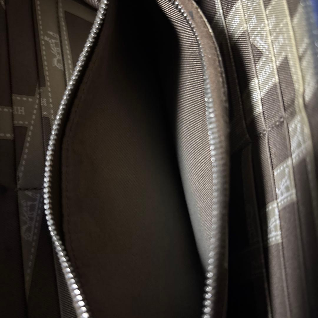 HERMES シルクインロング　長財布