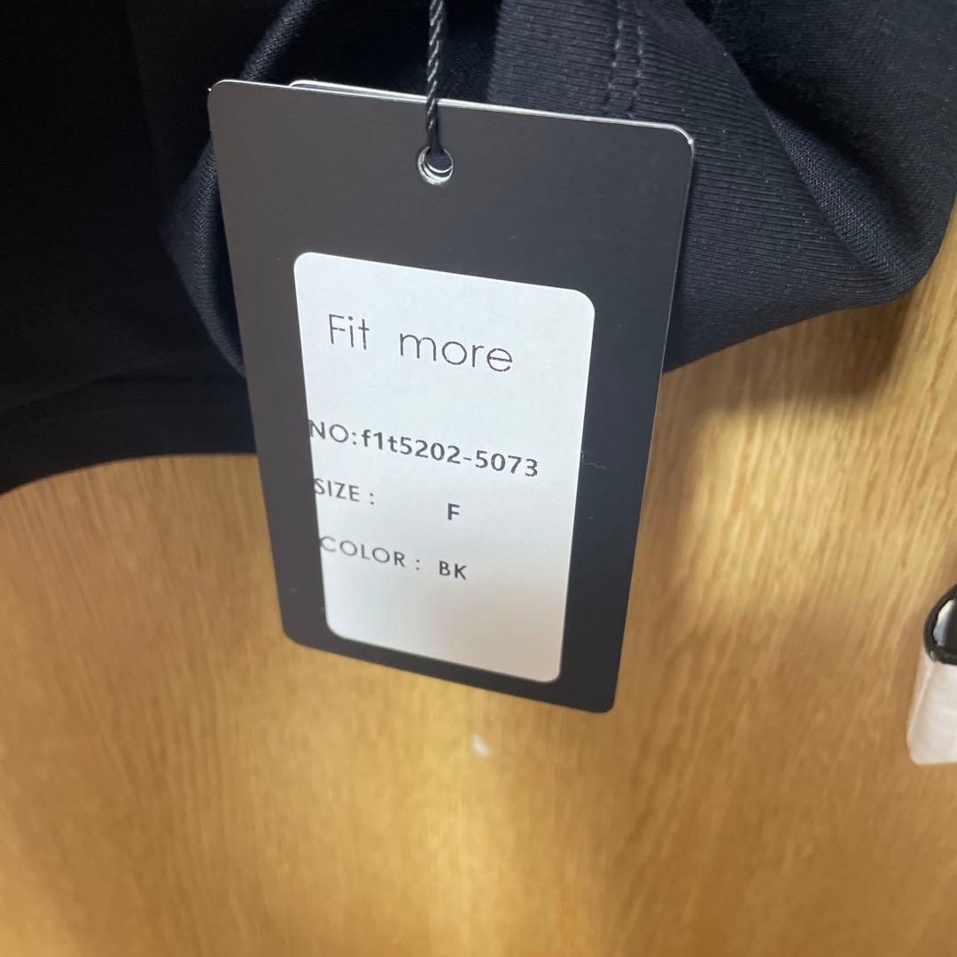 fitmore 刺繍ダブルカラーレイヤードロングスリーブトップス