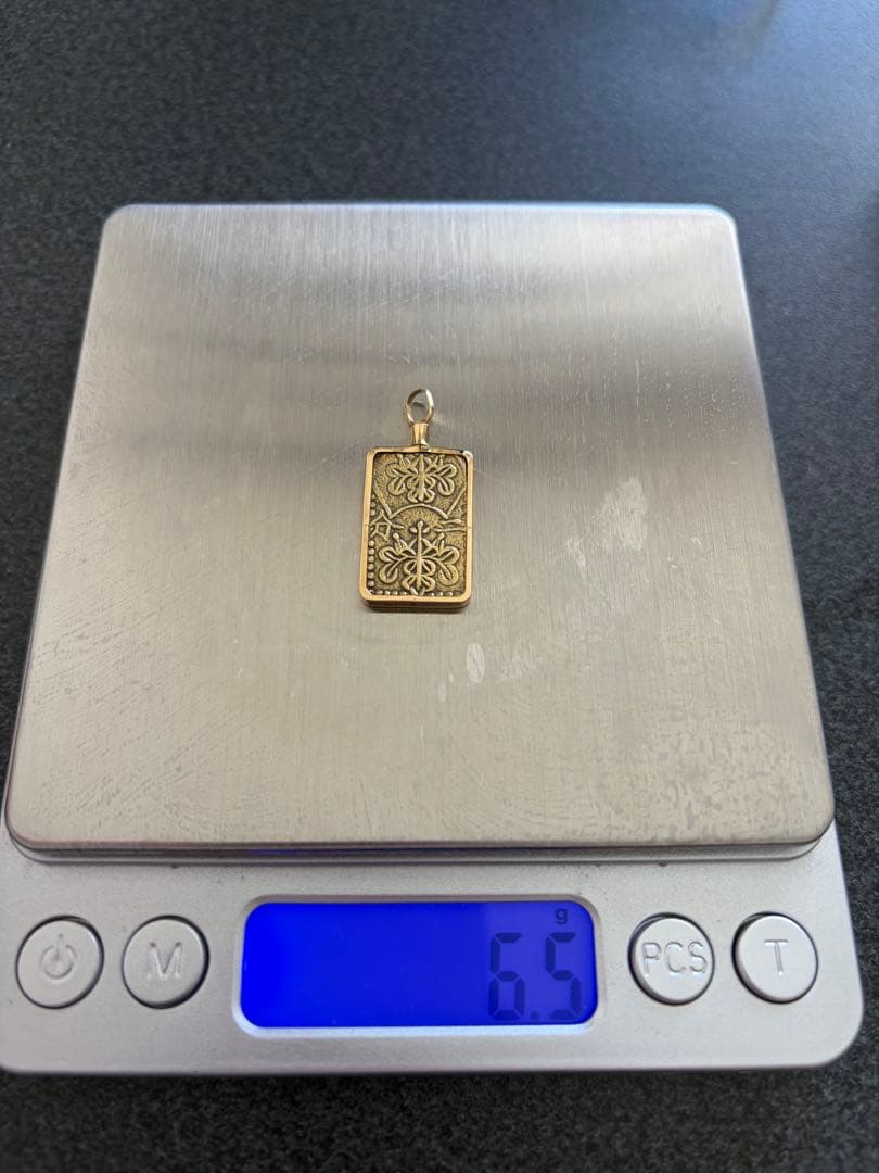 二分金 18金 K18 ネックレス 刻印あり