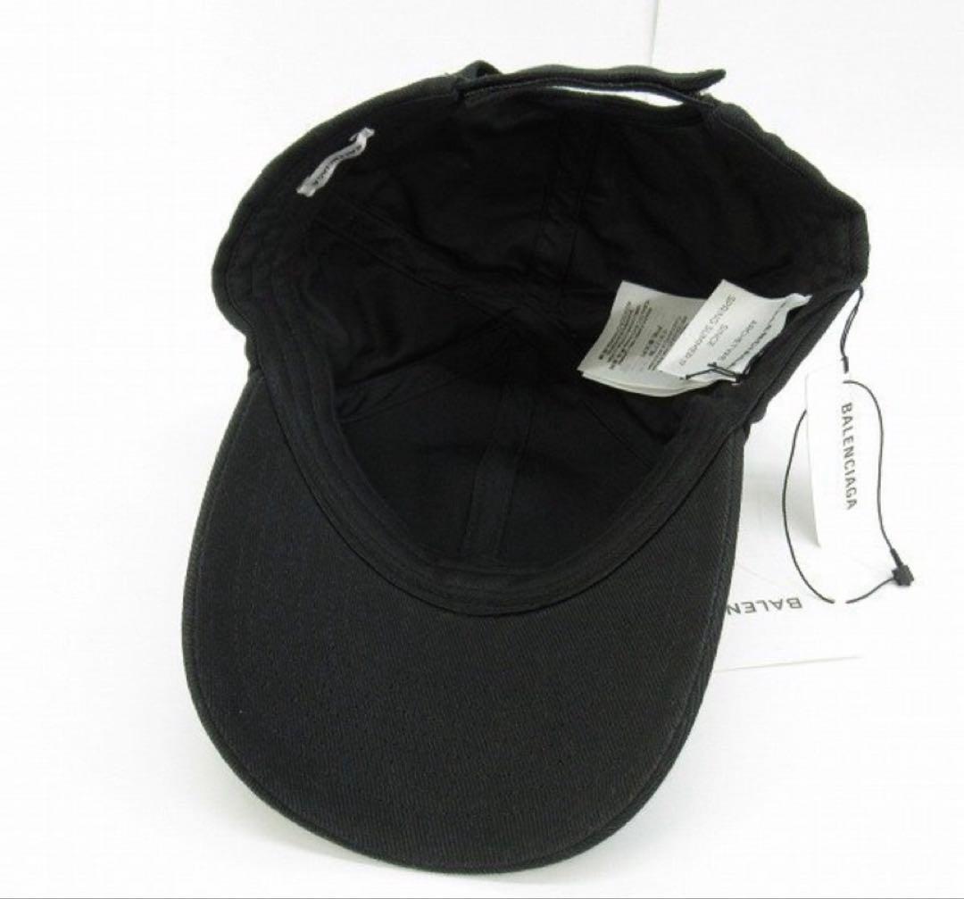 未使用品　BALENCIAGA ロゴCAP BLACK バレンシアガ