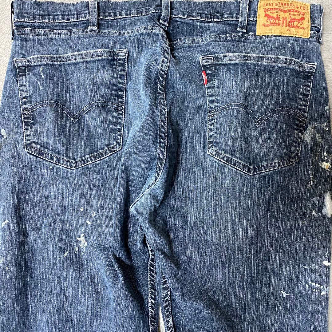 t*m様 Levi'sリーバイス 505 ストレート ペイントデニム ジーンズW