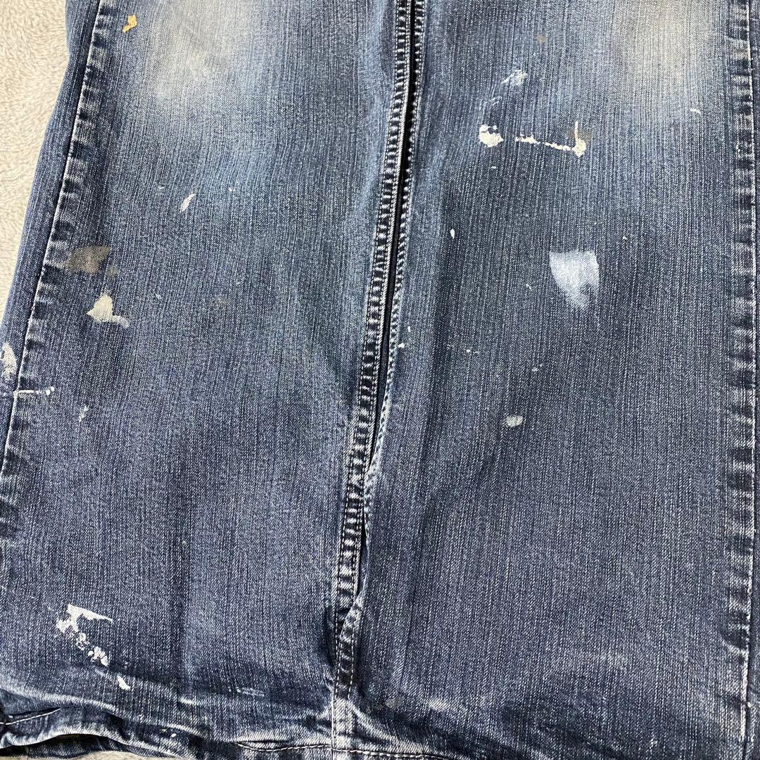 t*m様 Levi'sリーバイス 505 ストレート ペイントデニム ジーンズW