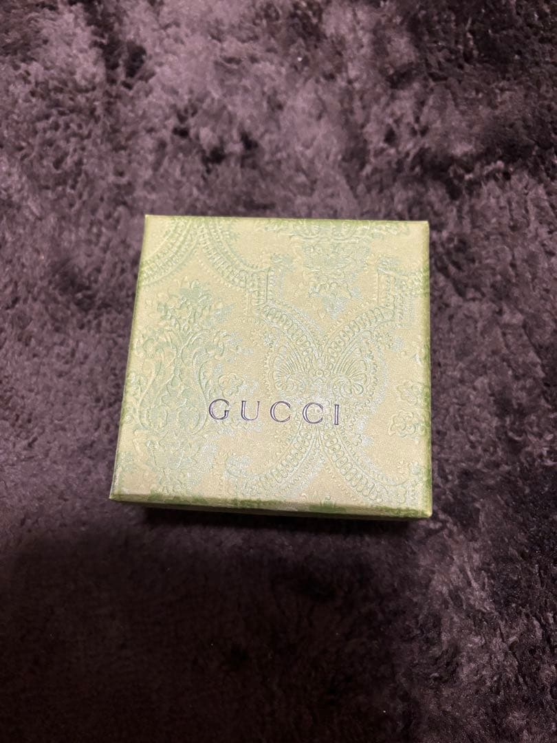 GUCCI シルバー ネックレス リングチャーム付き