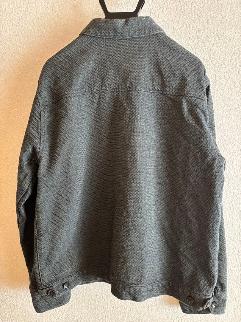 【値下げ】希少 カーキーのBlue Trick刺子ジャケット