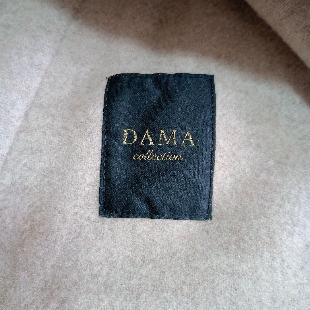 新品タグ付　ダーマコレクション　チェック柄ダッフルコート フード付き　フリース