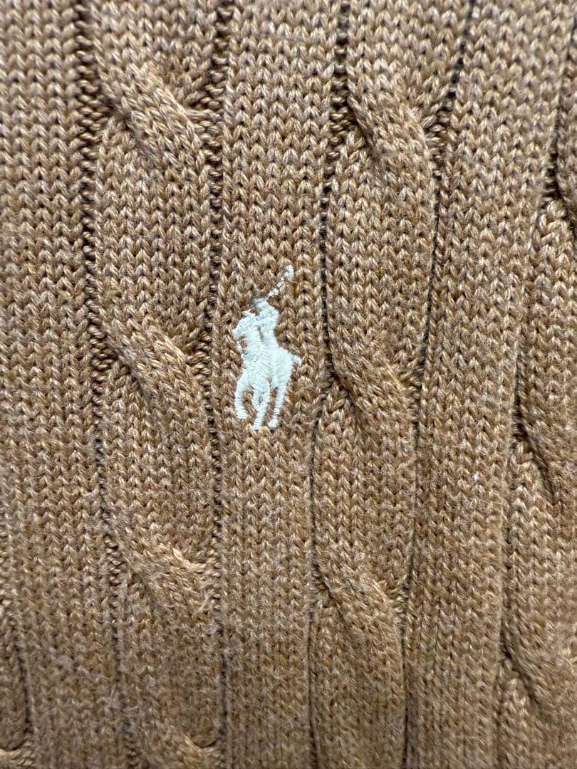 ポロ　ラルフローレン　ケーブル編みニット半袖