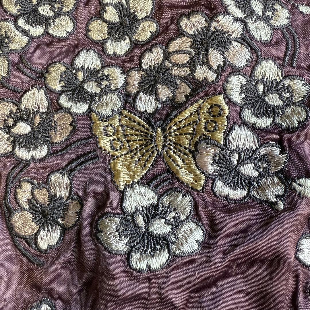 【レア】 絡繰魂 リバーシブル スカジャン 和柄 刺繍 スカル 桜 蝶 鯉 M