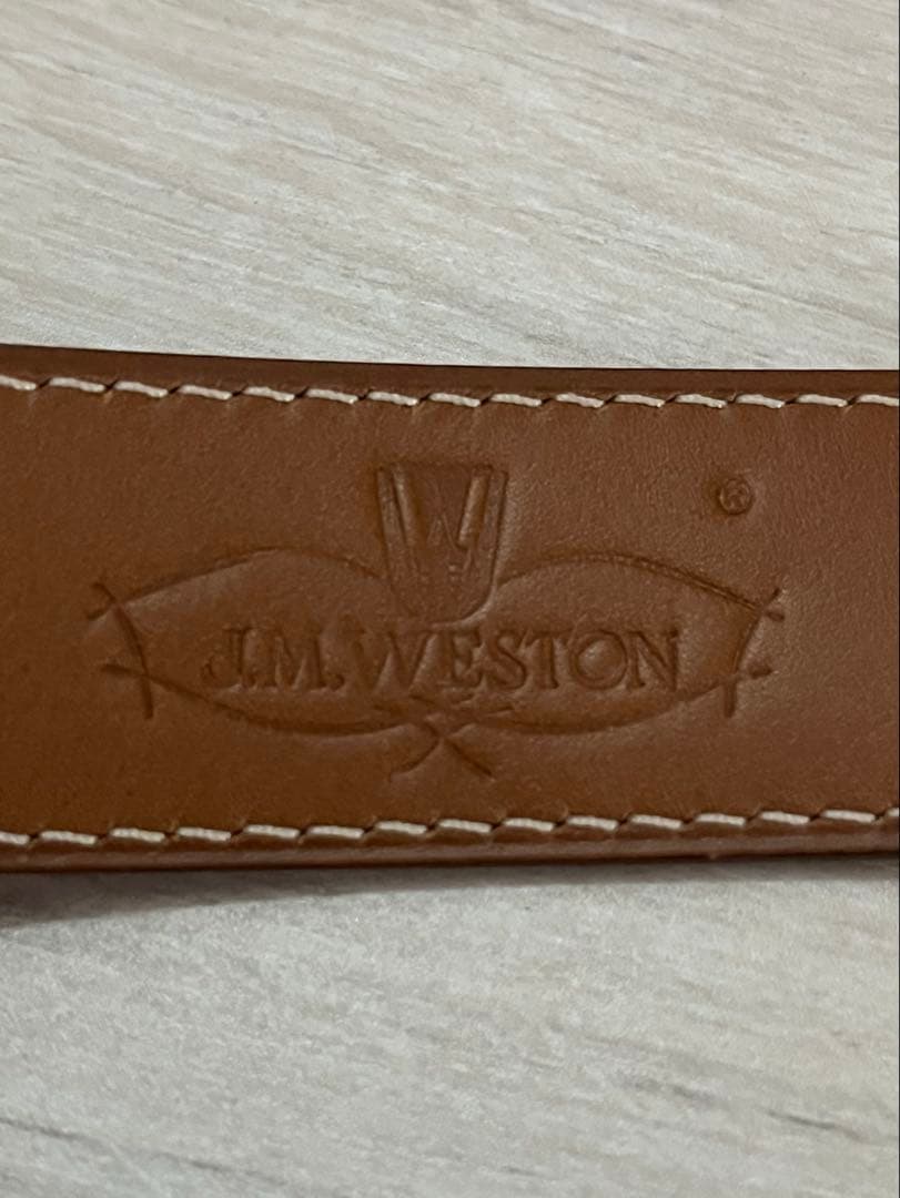 J.M. WESTON ジェイエムウェストン革ベルト ・未使用 ★お値下げ
