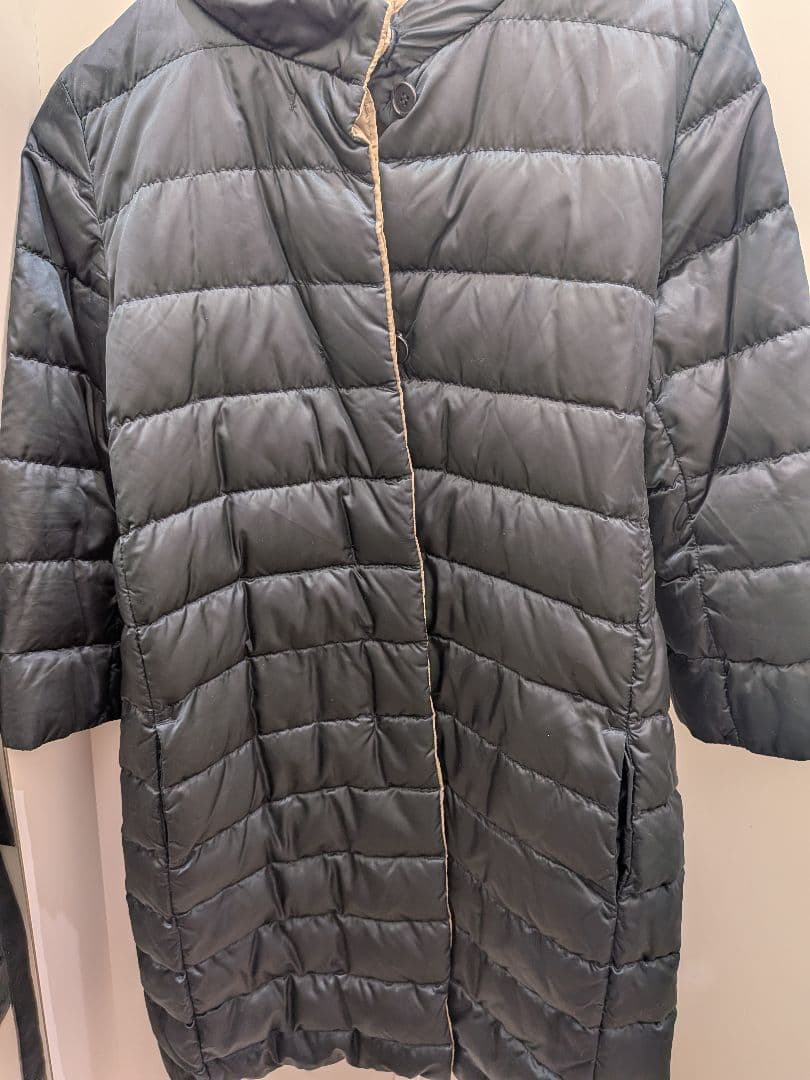 め*え様 MaxMaraダウンコートロングレディース黒