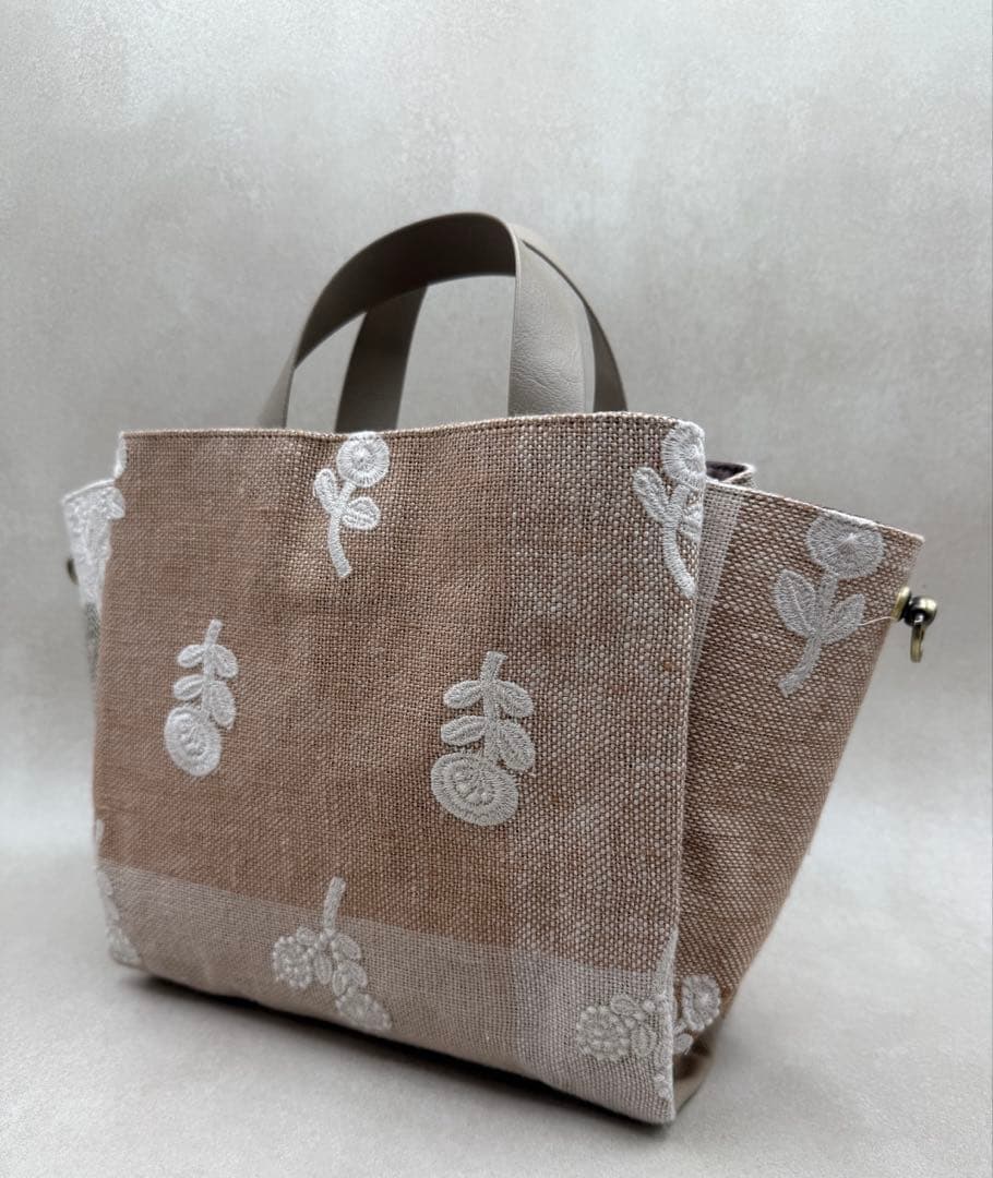 ミナペルホネン ハンドメイドバッグ bonheur 910