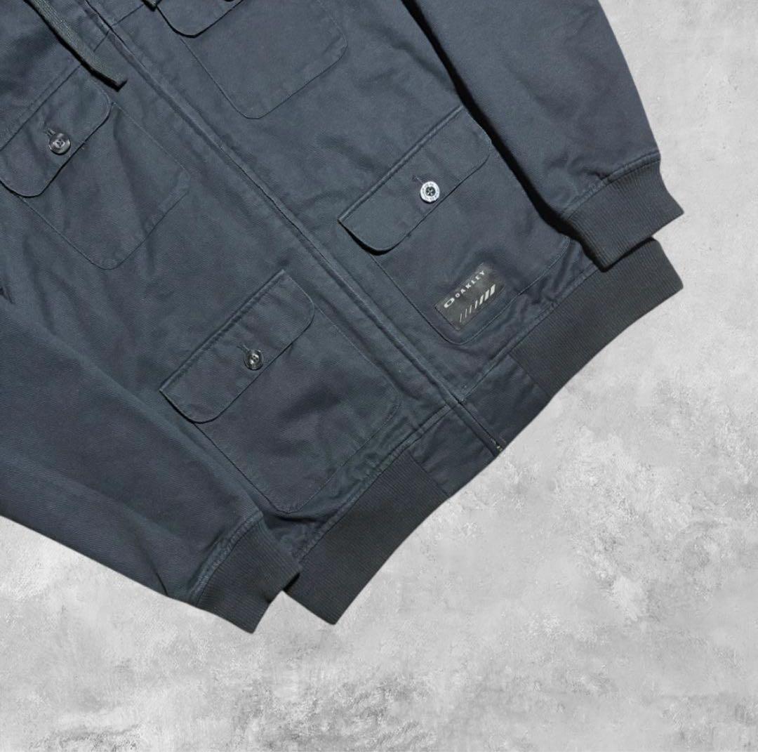 OLD OAKLEY オークリー フード付きジャケット ダック地 旧タグ