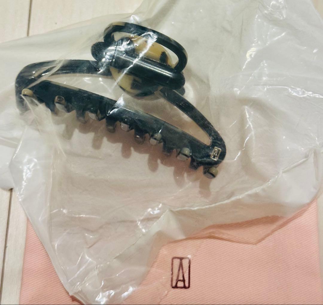 【新品未開封】アレクサンドル ドゥ パリ クリップ ブラウン べっ甲柄M