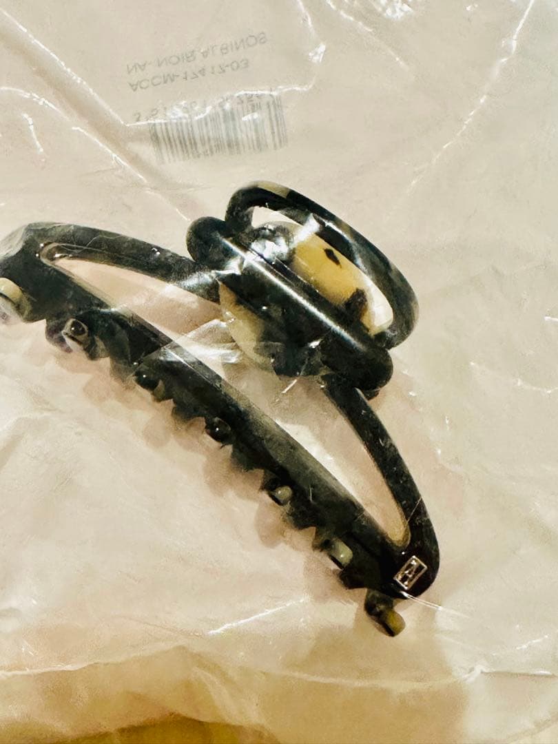 【新品未開封】アレクサンドル ドゥ パリ クリップ ブラウン べっ甲柄M