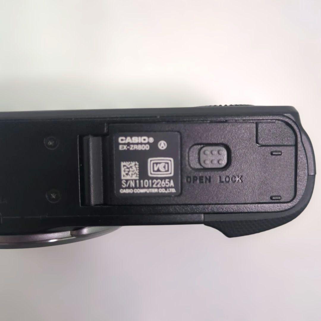 CASIO EX-ZR800 ブラック デジカメ コンパクトデジタルカメラ