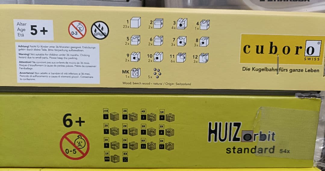 美品キュボロ スタンダード 正規輸入品+互換品（パーツ108個+ビー玉90個付）