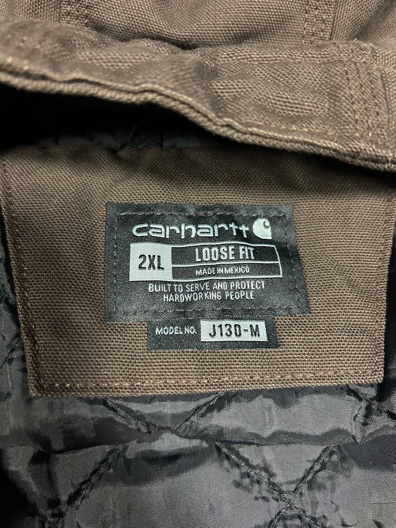 Carhartt/カーハート J130-M ダークブラウン 2XL