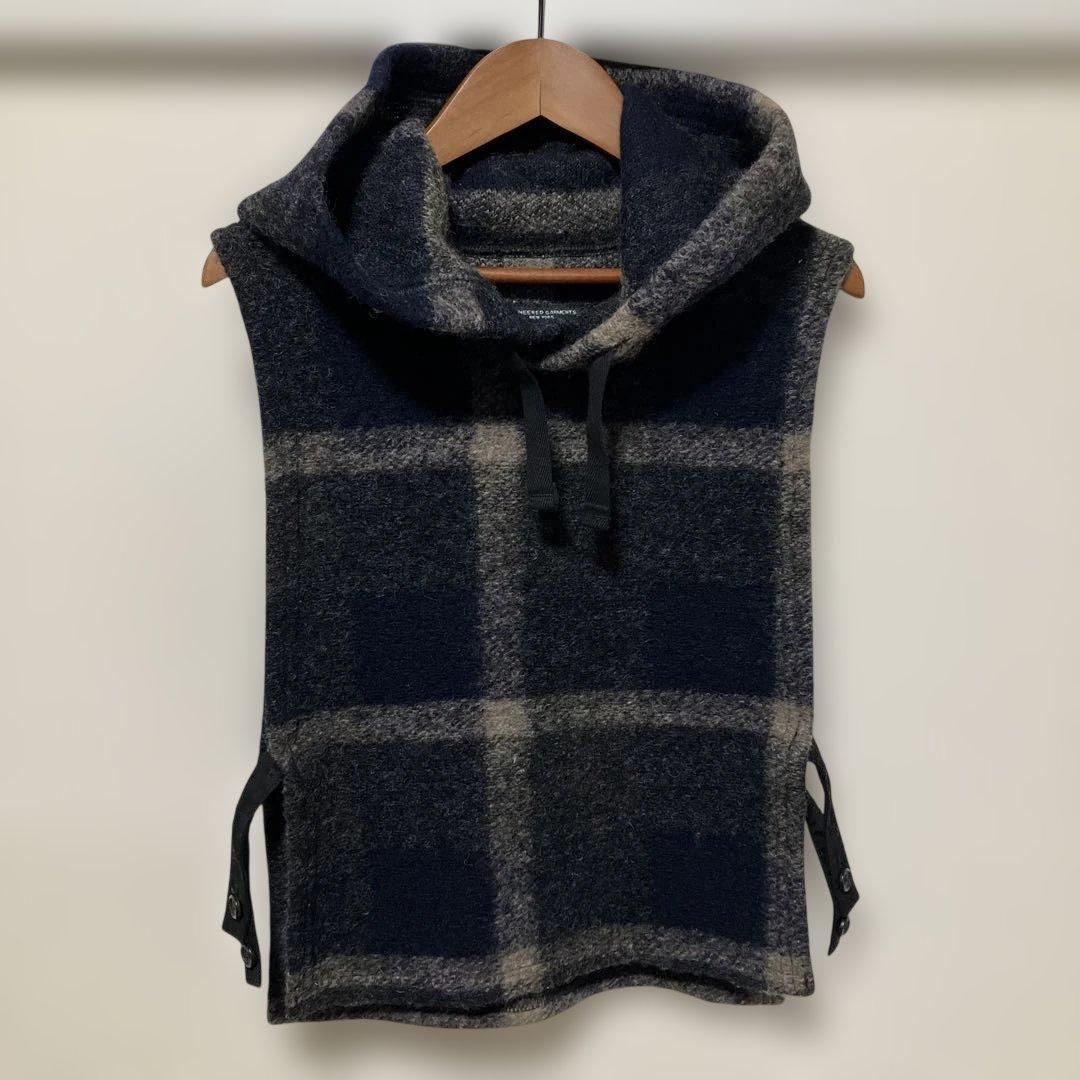【週末限定】Engineered Garments/フード付チェックベスト