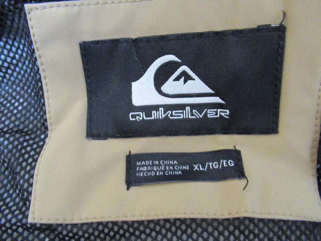 【XL】 クイックシルバー　Quiksilver　スノーボードウェア　上下セット