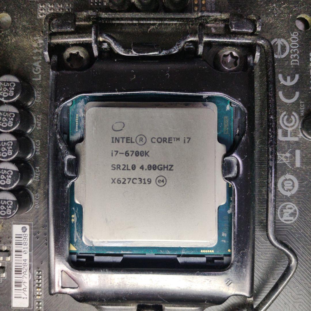 GA-Z170N-WIFI、Intel i7-6700K、8GBメモリ セット