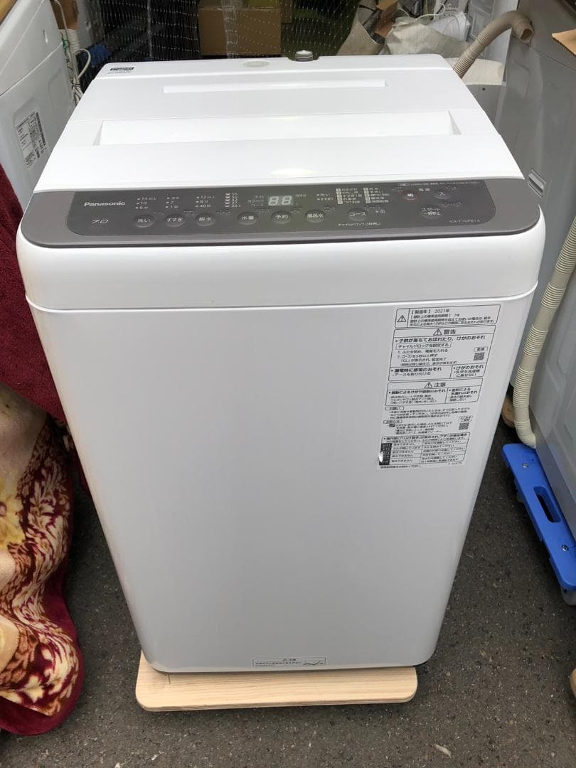 パナソニック 全自動洗濯機 NA-F70PB14-T 7.0kg 2021年製
