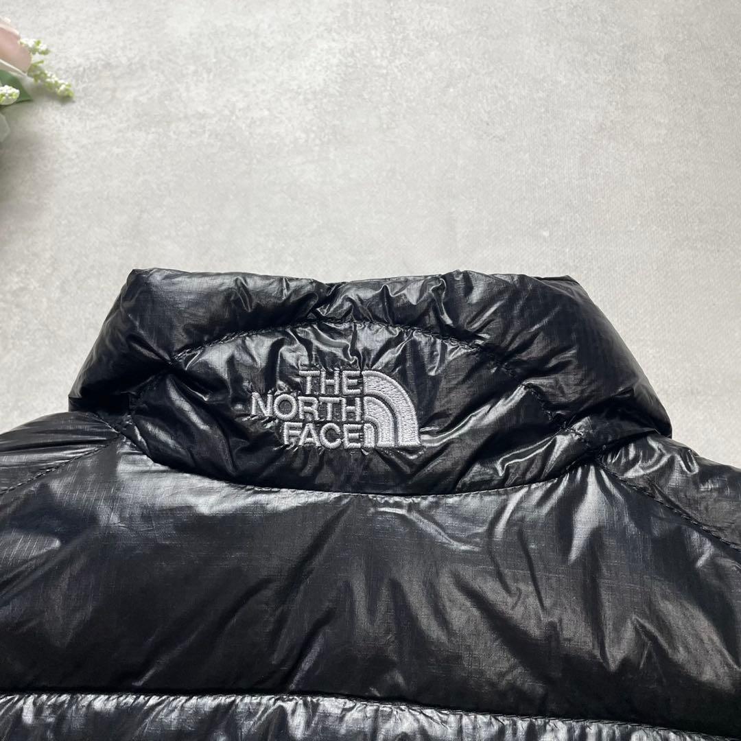 ノースフェイス ライトヒートジャケット ダウンジャケット M 黒 洗える 軽量