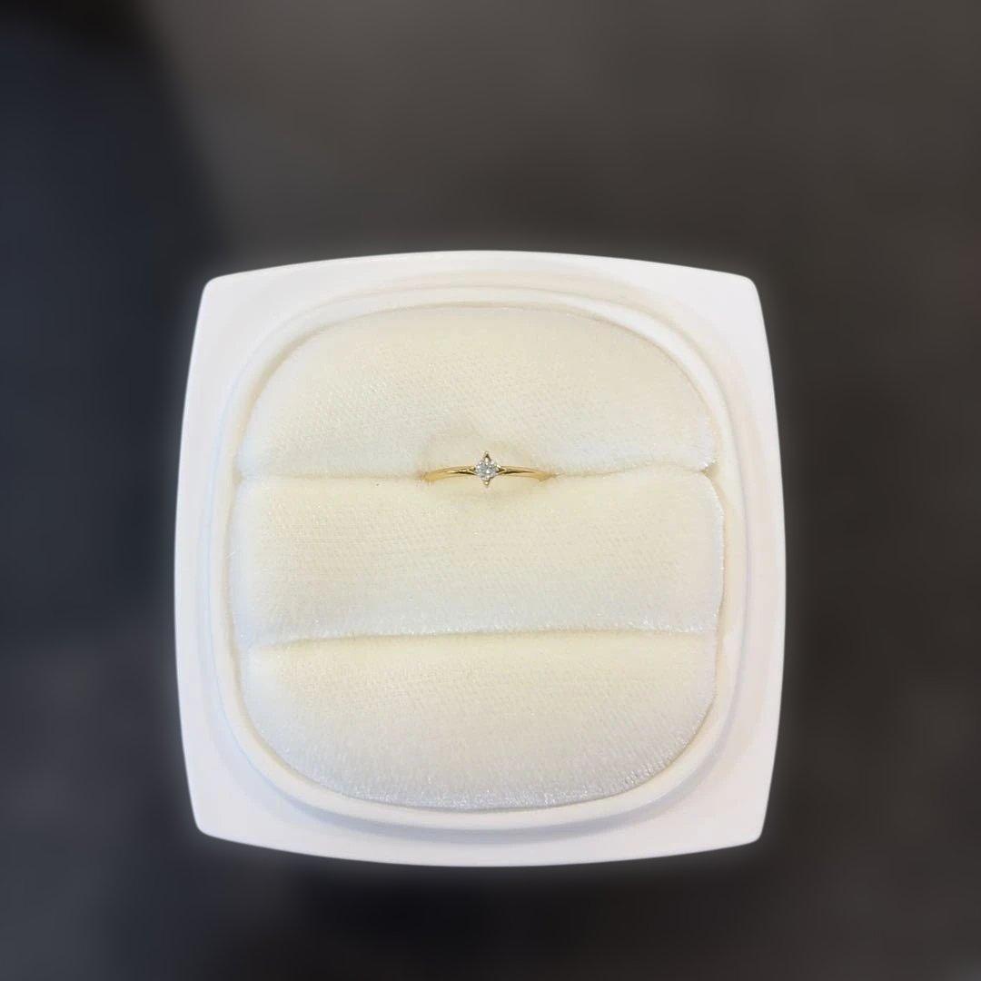 1号サイズAHKAH シリウスリング 18Kイエローゴールド ダイヤモンド