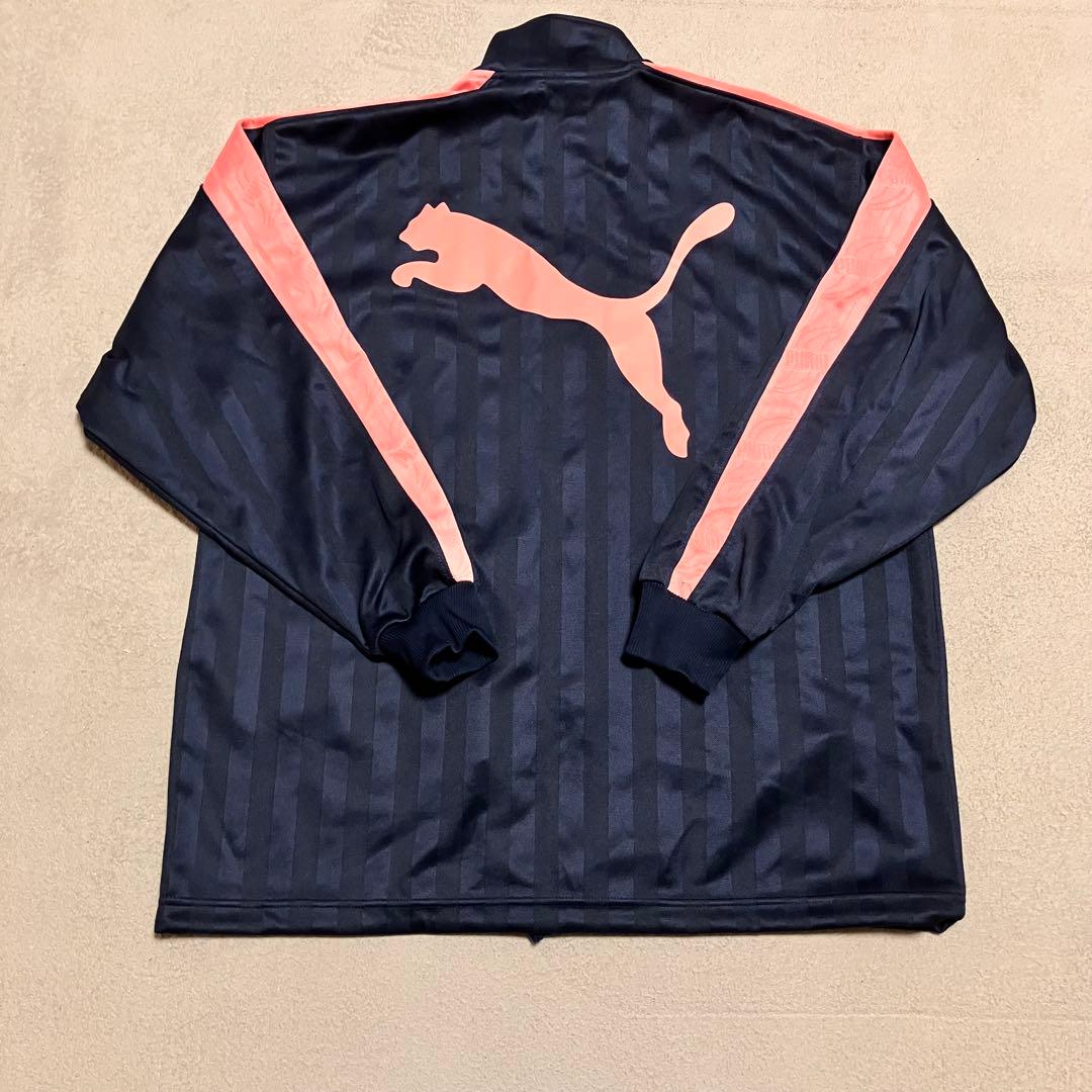 プーマPUMA ジャージ 上下S-M -Lネイビー/ピンク セットアップ