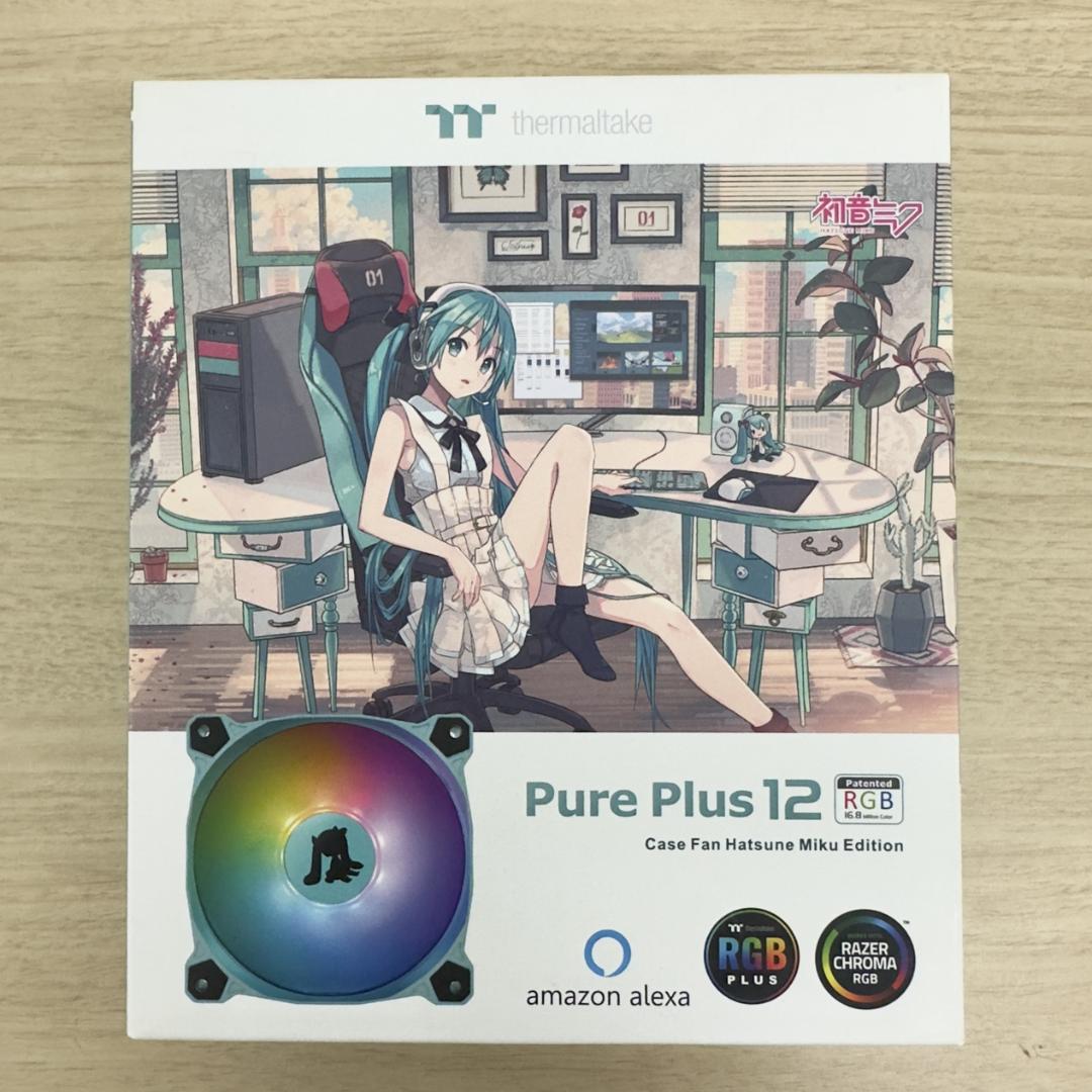 新品未開封 初音ミクコラボ PCケースファン 非売品ぬいぐるみ セット