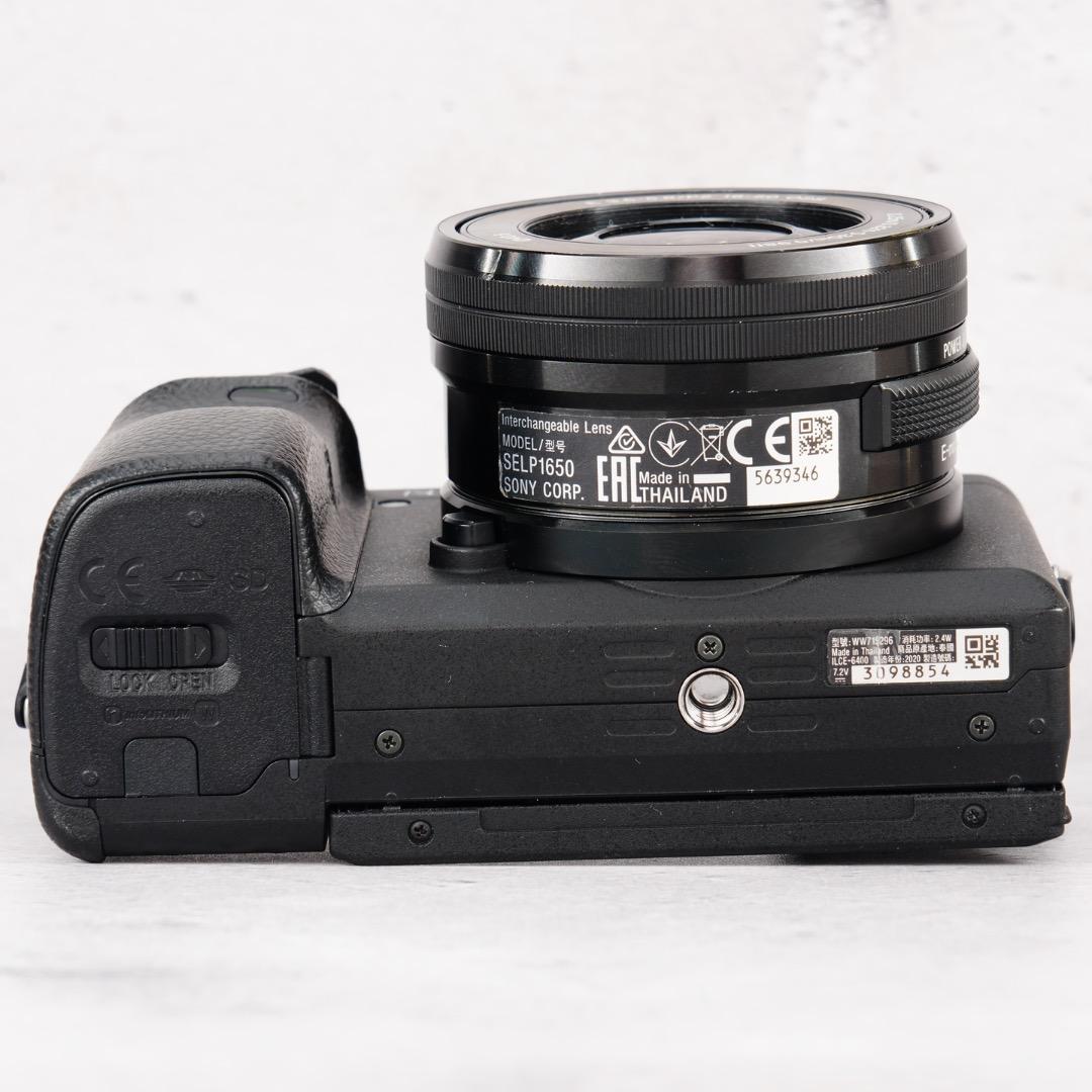 美品 SONY 真・α6400L 世界最速AF 4K動画 180度液晶 854