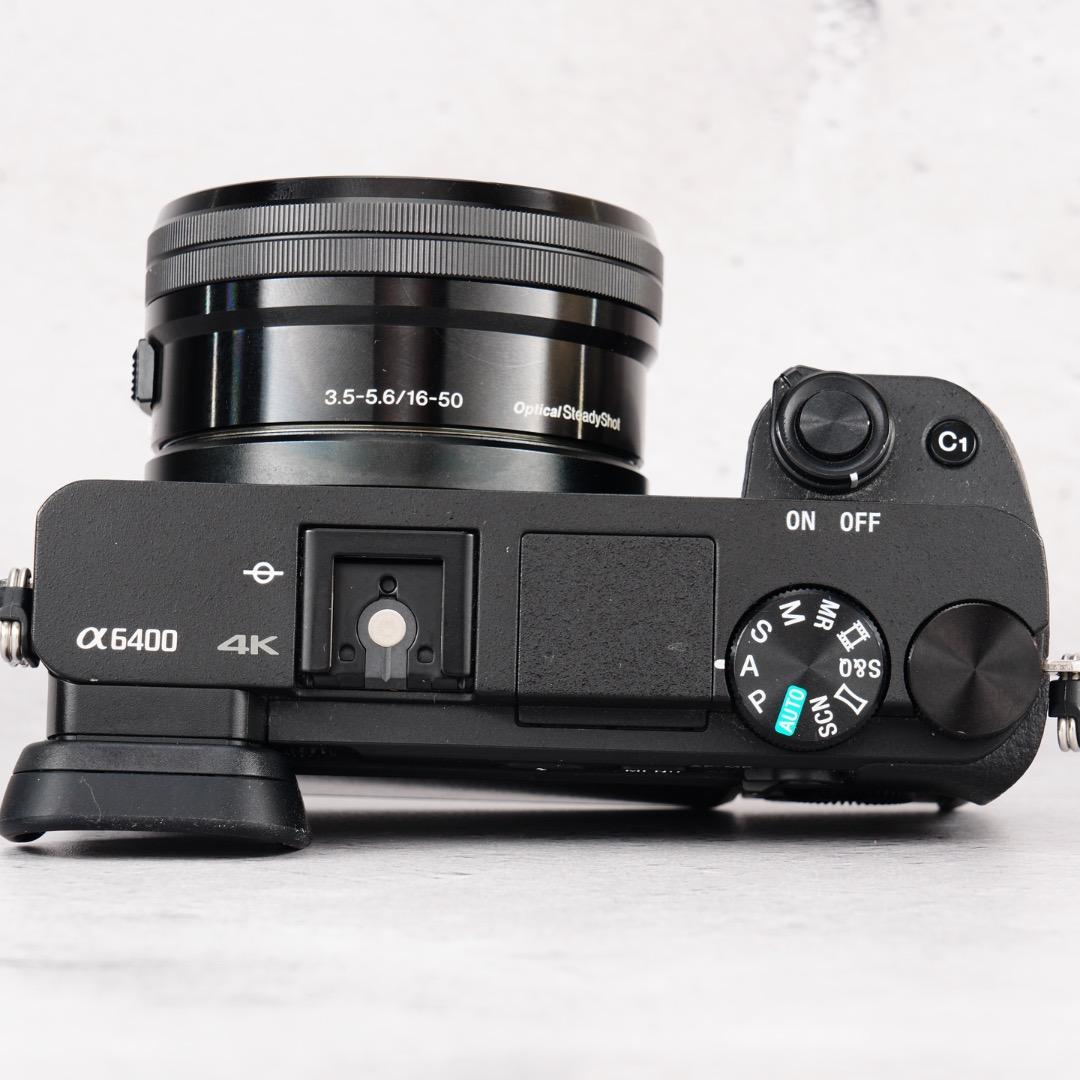 美品 SONY 真・α6400L 世界最速AF 4K動画 180度液晶 854