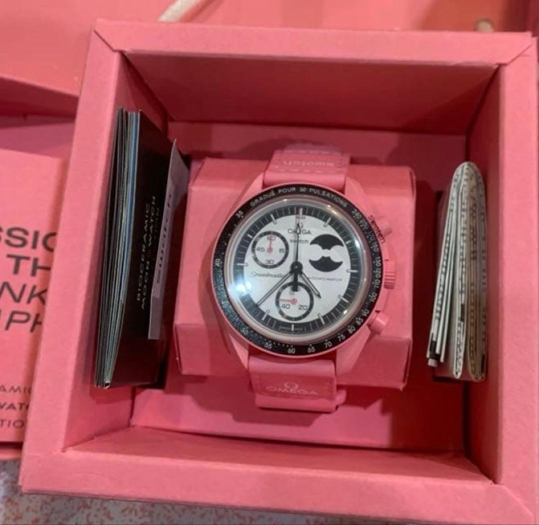 時計 Swatch x OMEGA MoonSwatch Pink