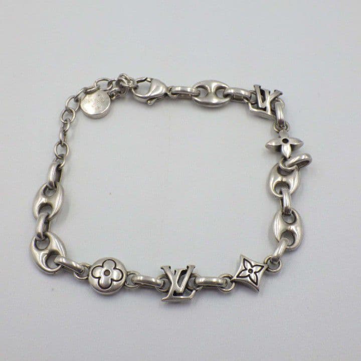 Louis Vuitton シルバー925 ブレスレット　セーラーチェーン