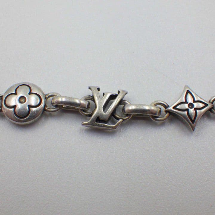 Louis Vuitton シルバー925 ブレスレット　セーラーチェーン