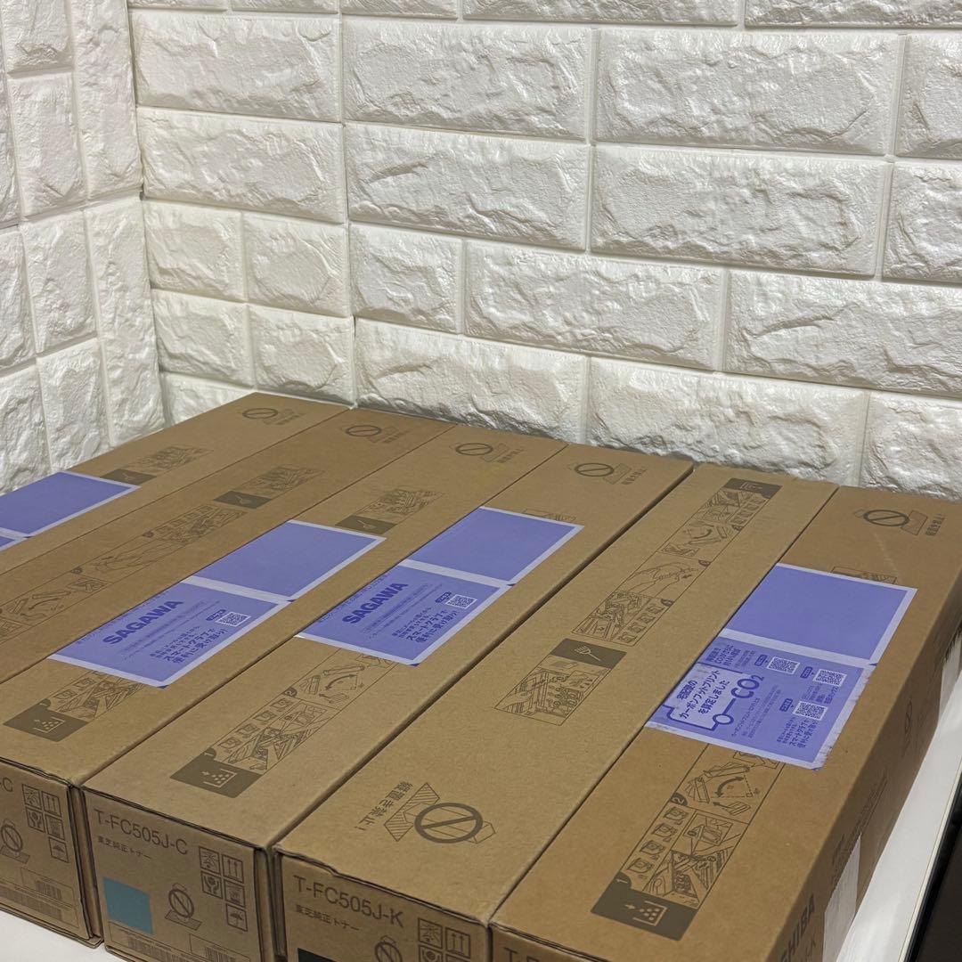 東芝 純正トナー T-FC505J カートリッジ6本　廃トナーボックス2個