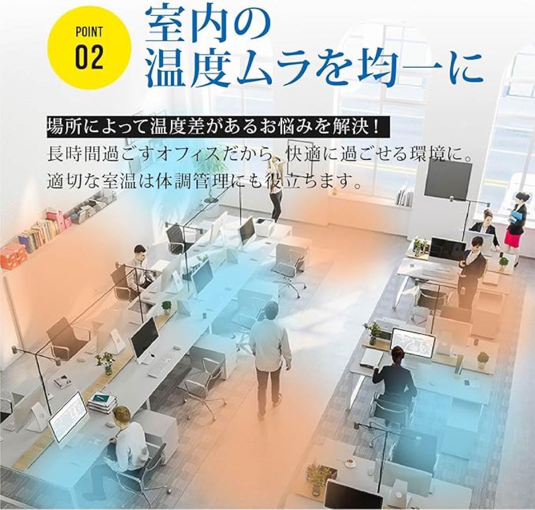 サークルエコファン業務用 エアコン風よけ簡単取り付け 工具不要 引っ掛けるだけ