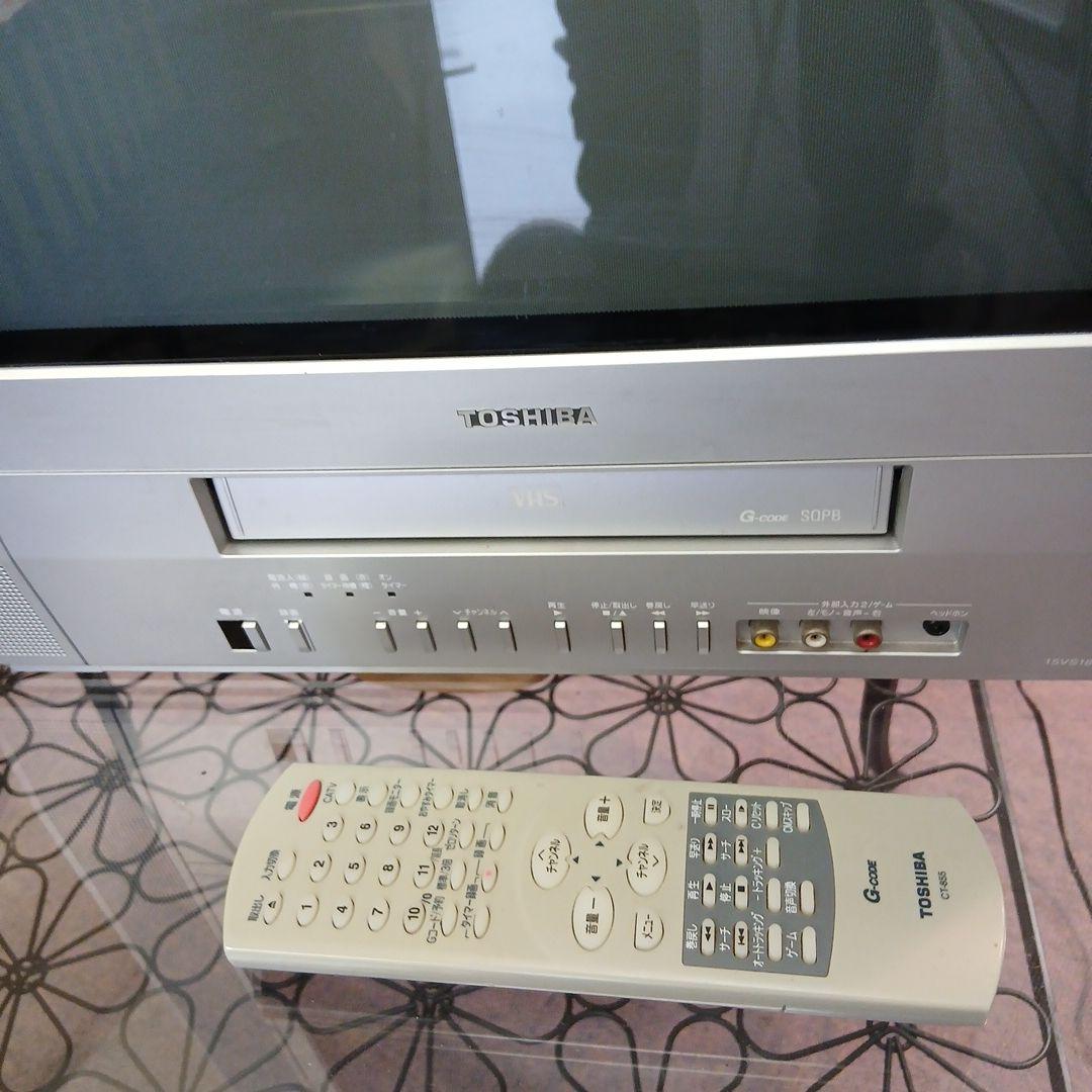 Toshiba VHS一体型テレビ G-Cube 5016　送料込み