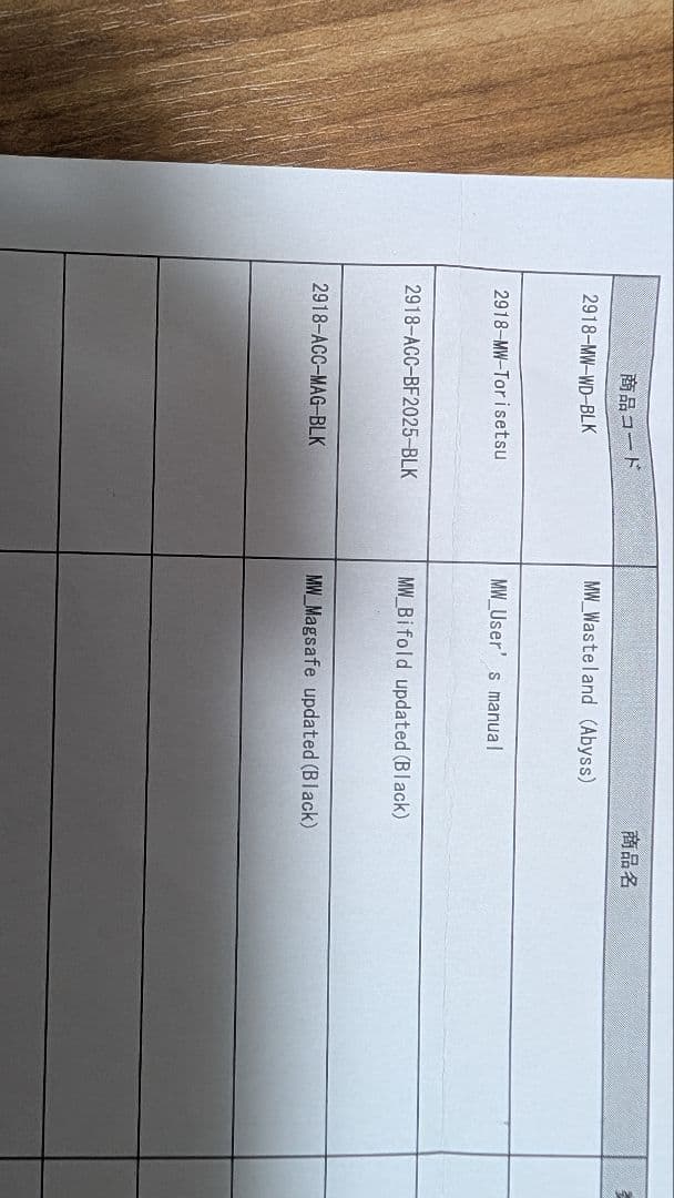 MECH WALLET　スマホ用財布(クラウドファンディング未使用)