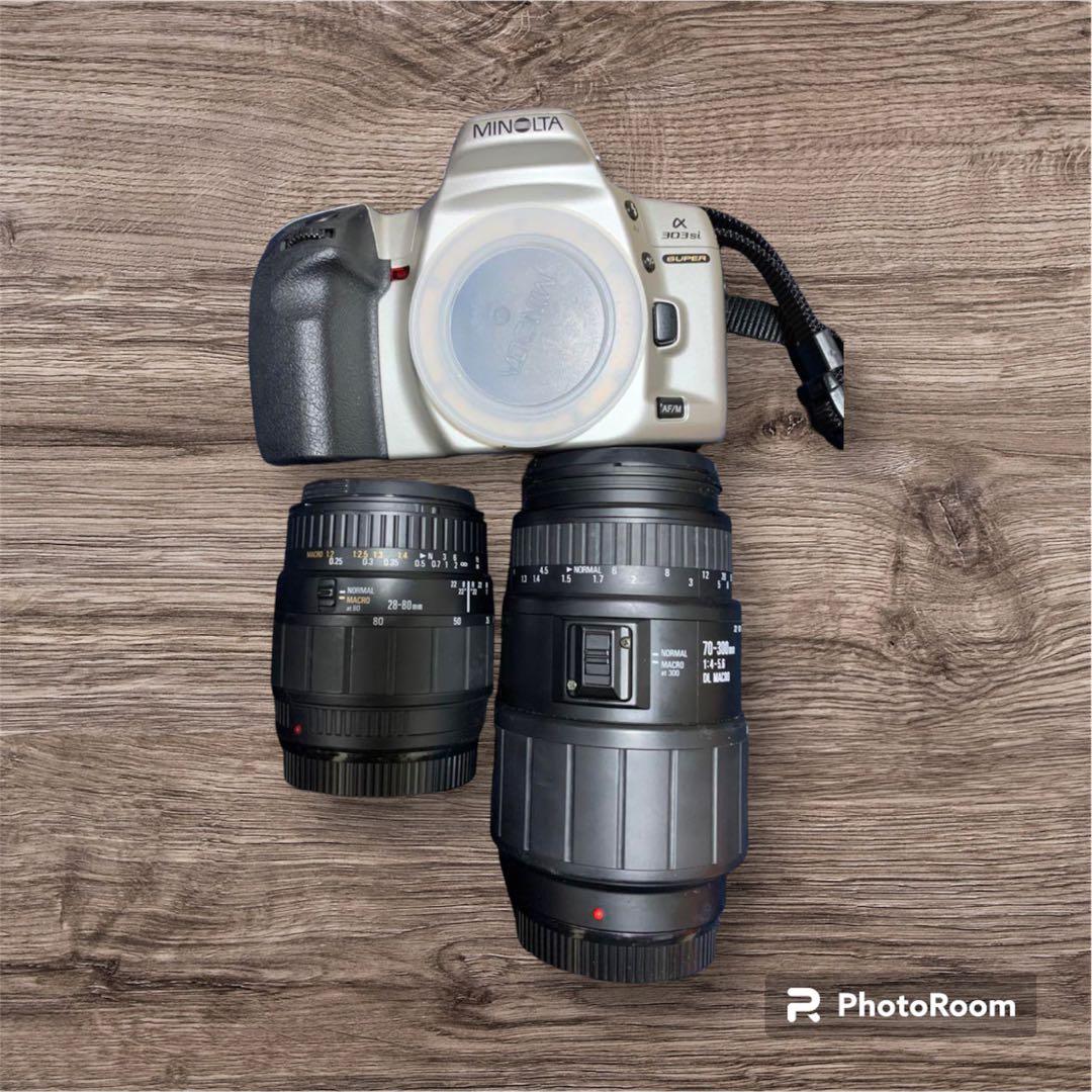 MINOLTA オートフォーカス一眼レフカメラ α-303si フィルム