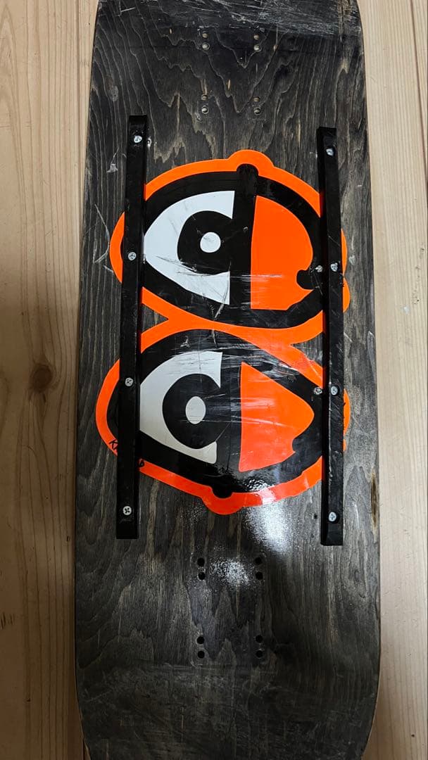 krookedデッキ2枚、トラック、ウィール 2個セット(バラ売り不可)