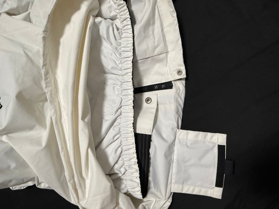 マウンテンロックスター　スノーボードウェア L ホワイト　無名パンツL