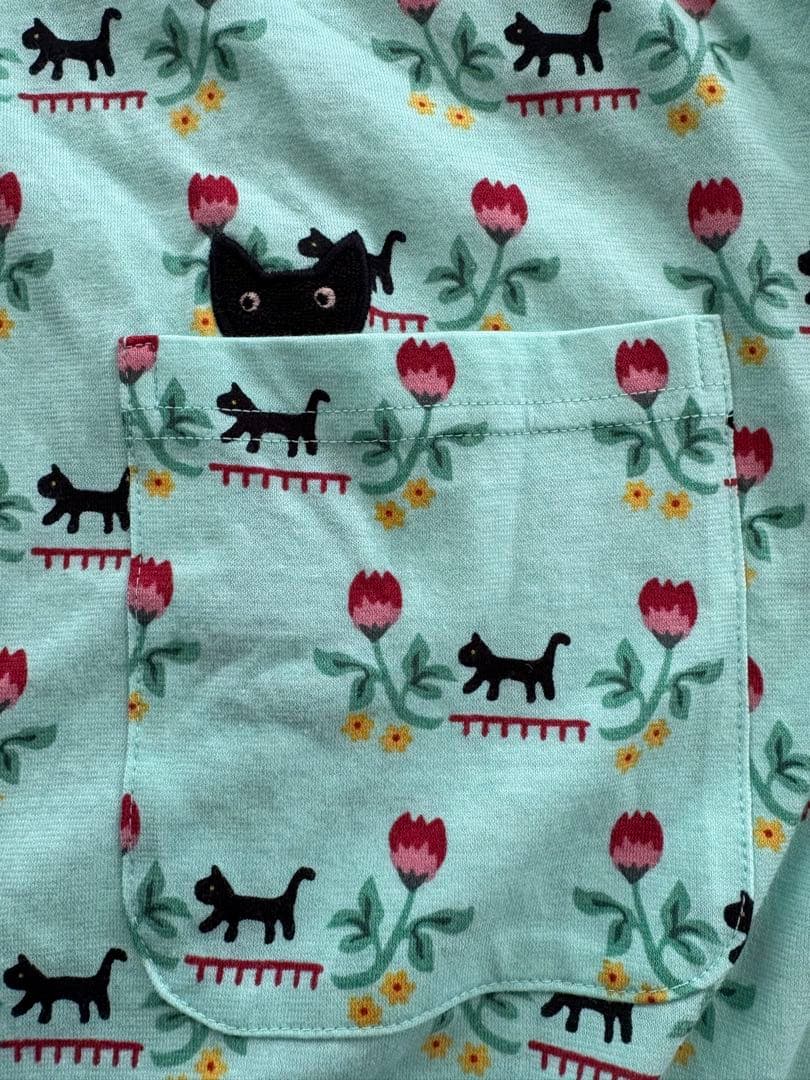 新品ワコールWacoalマタノアツコパジャマサイズ L♪黒猫