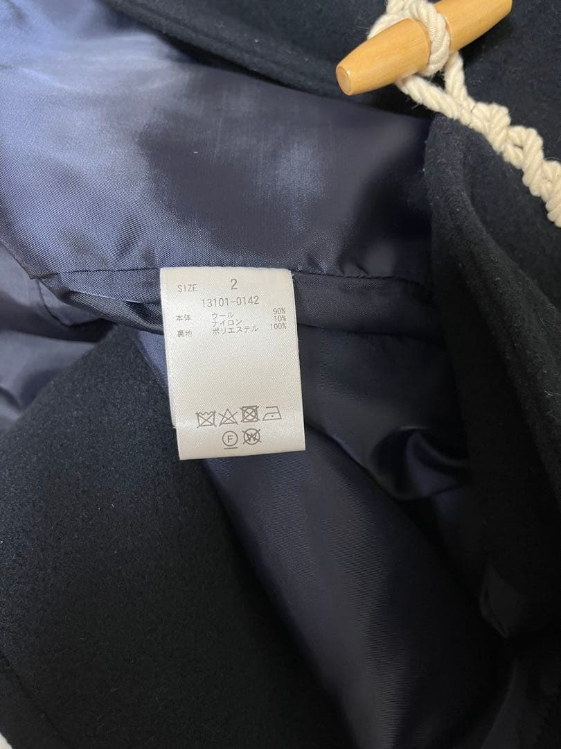 CLANE オーバーマキシダッフルコート　サイズ2 ネイビー