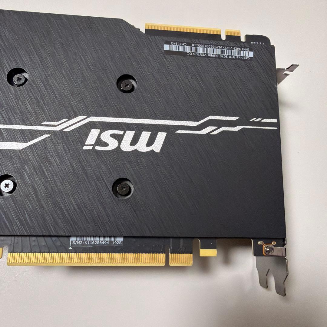 MSI RTX 2070 Super VENTUS OC 8GB ビデオカード
