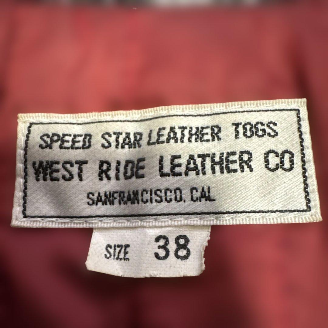 ノ*ン様 38inch WESTRIDE WR101J-WB ライダースジャケッ