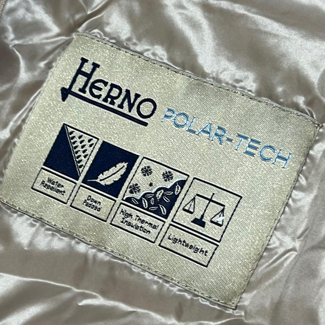 HERNO（ヘルノ）ダウンジャケット/38/ベージュ
